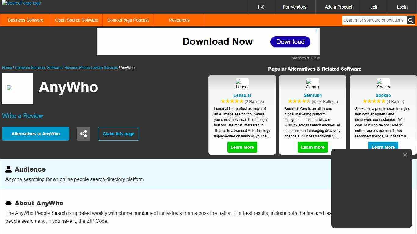 AnyWho Reviews in 2026